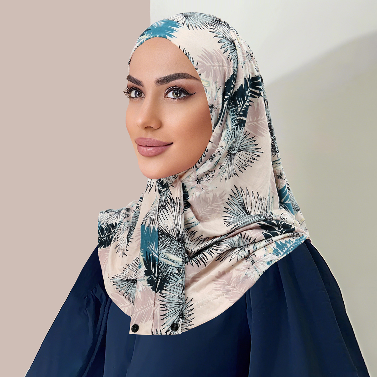 Hijabs instantanés imprimés à la mode pour femme, Jersey, casquette intérieure, Turban, foulards de tête, chapeau musulman islamique, Bonnet, Ramadan