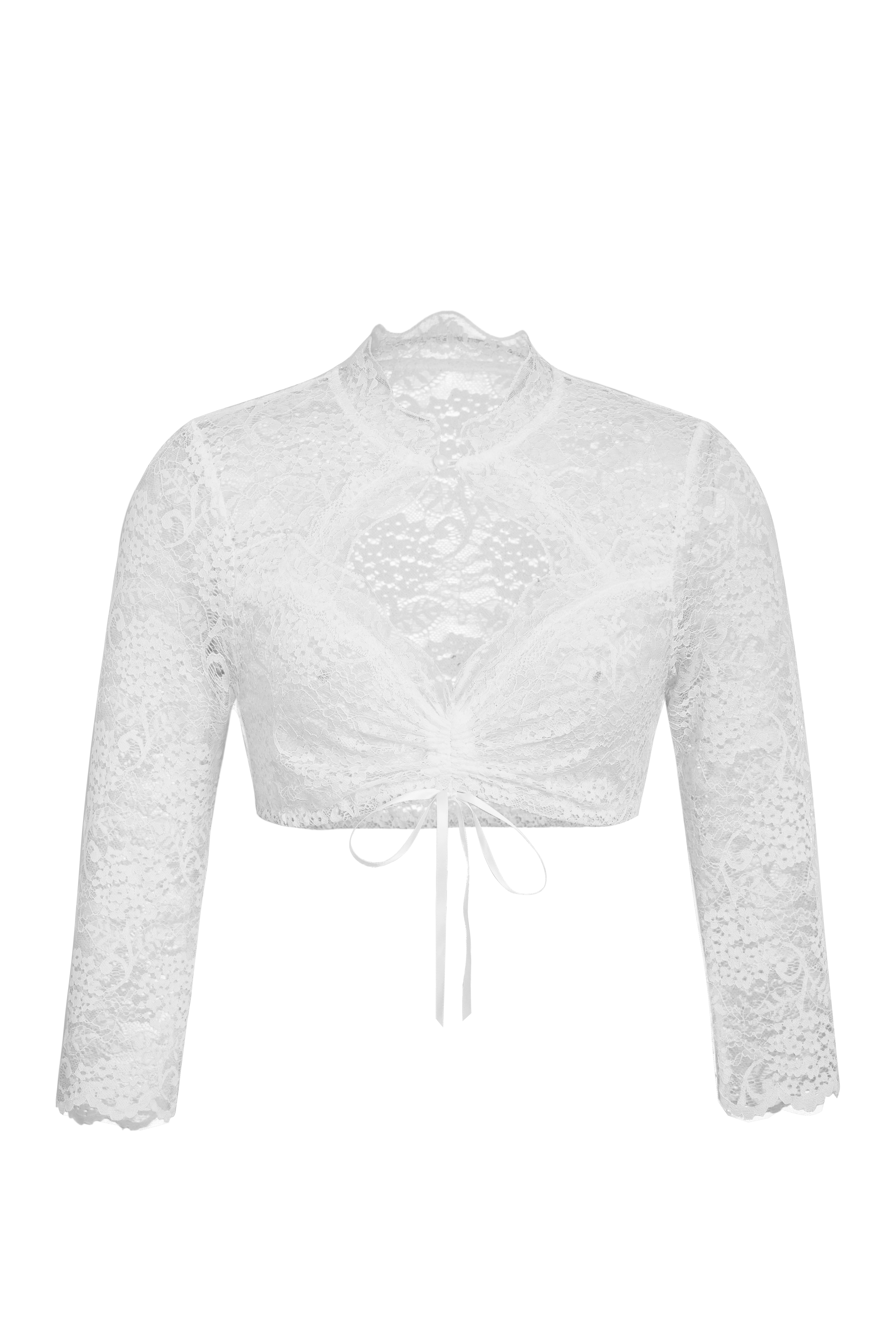 Chemisier en dentelle pour femmes, élégant crop top de style bavarois, parfait pour Halloween, style automnal blanc, costume, carnaval.