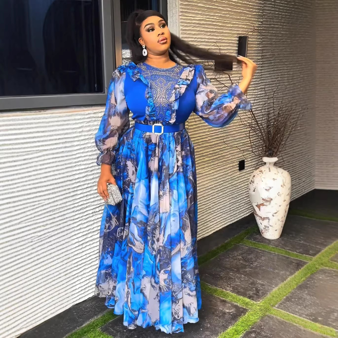 Robes de soirée africaines pour femmes élégantes turquie musulmane fête de mariage longue robe Ankara dames vêtements grande taille robe de luxe