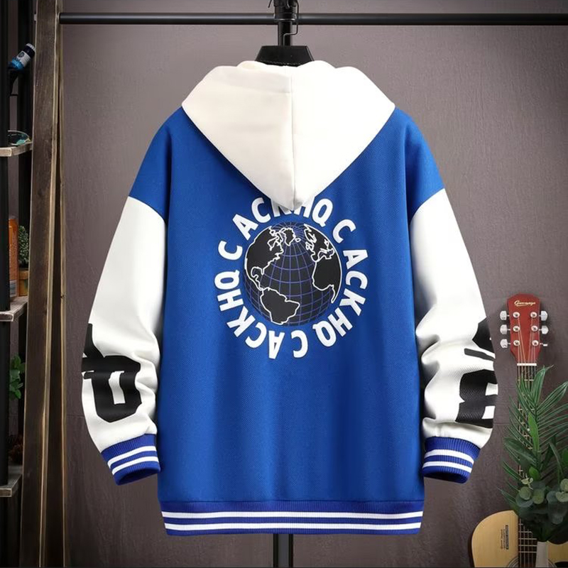 2023 printemps automne hommes vestes mode coréenne Harajuku Streetwear imprimer manteaux hommes décontracté hommes vêtements tendance vestes à capuche hommes