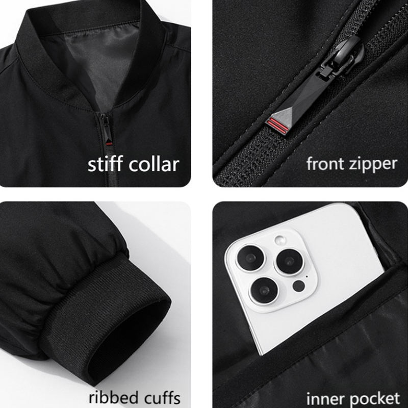 Nouvelle veste de baseball pour homme printemps, style décontracté chic, mode coréenne, grandes tailles M-7XL, pour activités de plein air, randonnée et streetwear