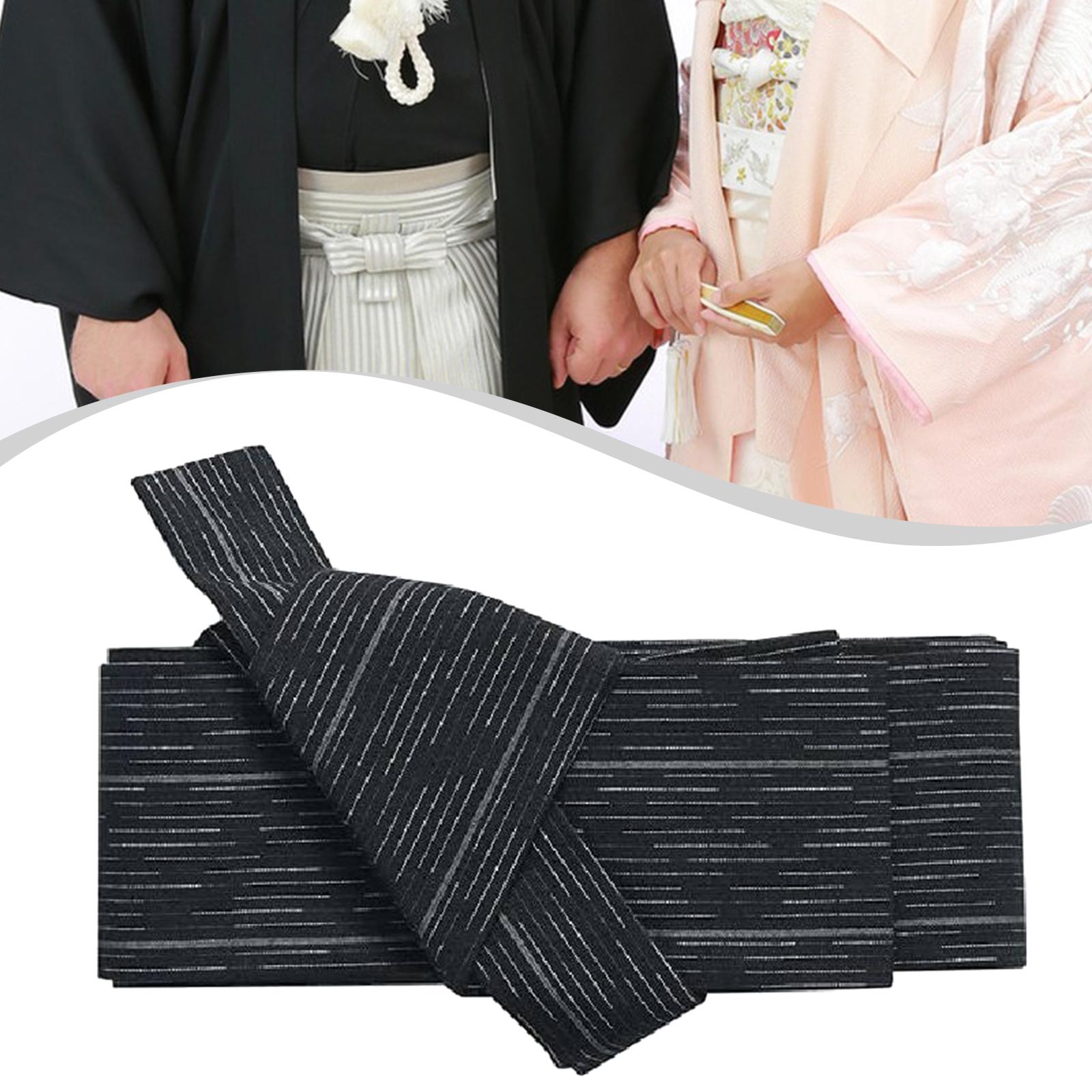 Ceinture Kimono Obi pour hommes, ceinture confortable en Polyester, Portable, traditionnelle
