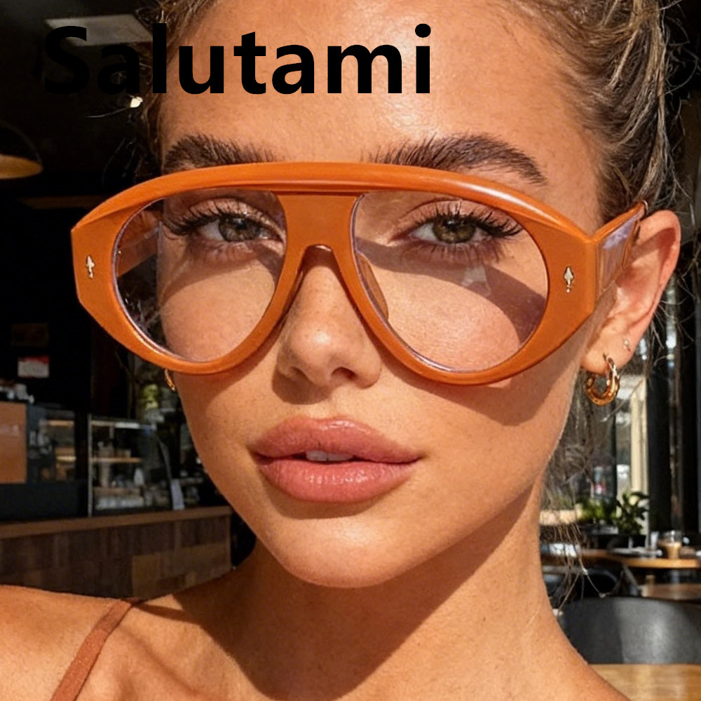 Lunettes d'ordinateur carrées surdimensionnées vintage pour femmes, anti-lumière bleue, nouveau style, noires, transparentes, prêtes à porter