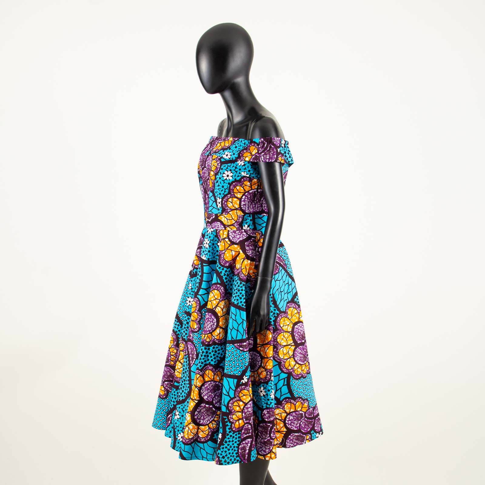 Robe africaine sans bretelles pour femmes, vêtements traditionnels africains, College Ankara, A722516