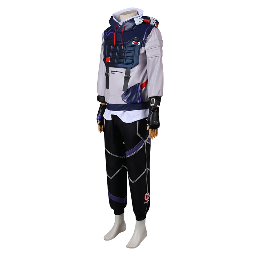 Fantaisie ISO Cosplay jeu Valorant déguisement Costume adulte hommes uniforme ensemble veste pantalon Fantasia tenue Halloween carnaval Costume