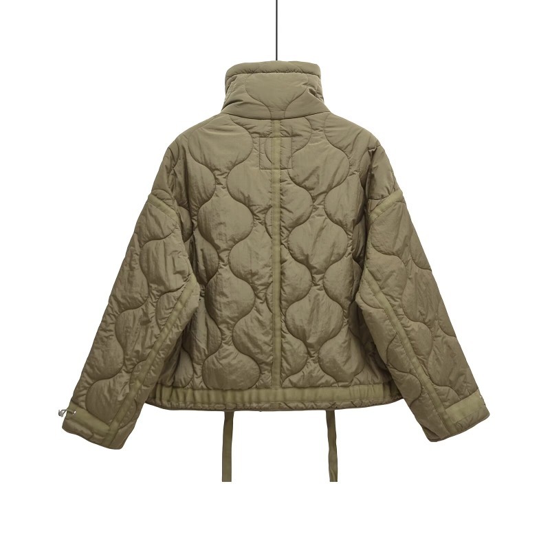 Manteau rembourré américain rétro col haut Parkas chaud femme manteaux d'hiver Parkas d'hiver pour les femmes élégant luxe femmes manteau