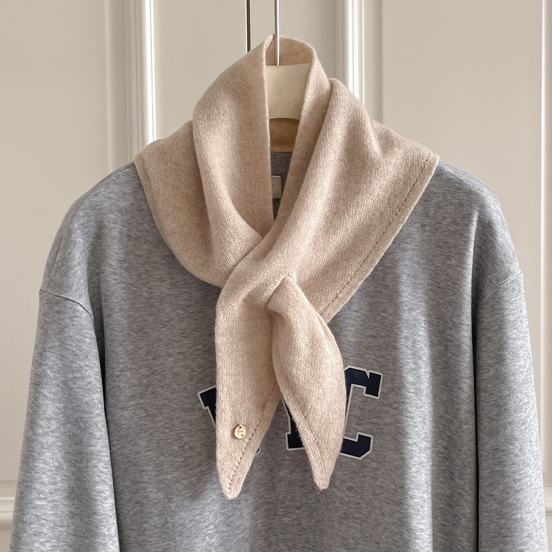 100% laine britannique tricoté Triangle écharpe Niche triangulaire écharpe femmes foulard hiver écharpe multi-fonctionnelle chaud tricoté écharpe