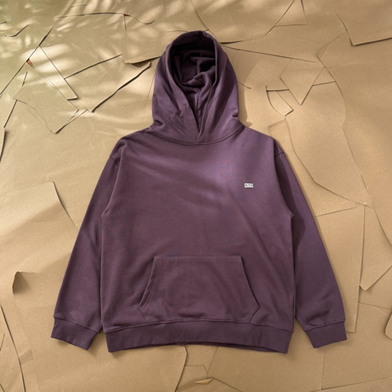 Sweat à capuche classique et simple KITH FW, collection automne-hiver, haut de gamme, 9 couleurs, avec capuche à boucle, pour hommes et femmes, t-shirt