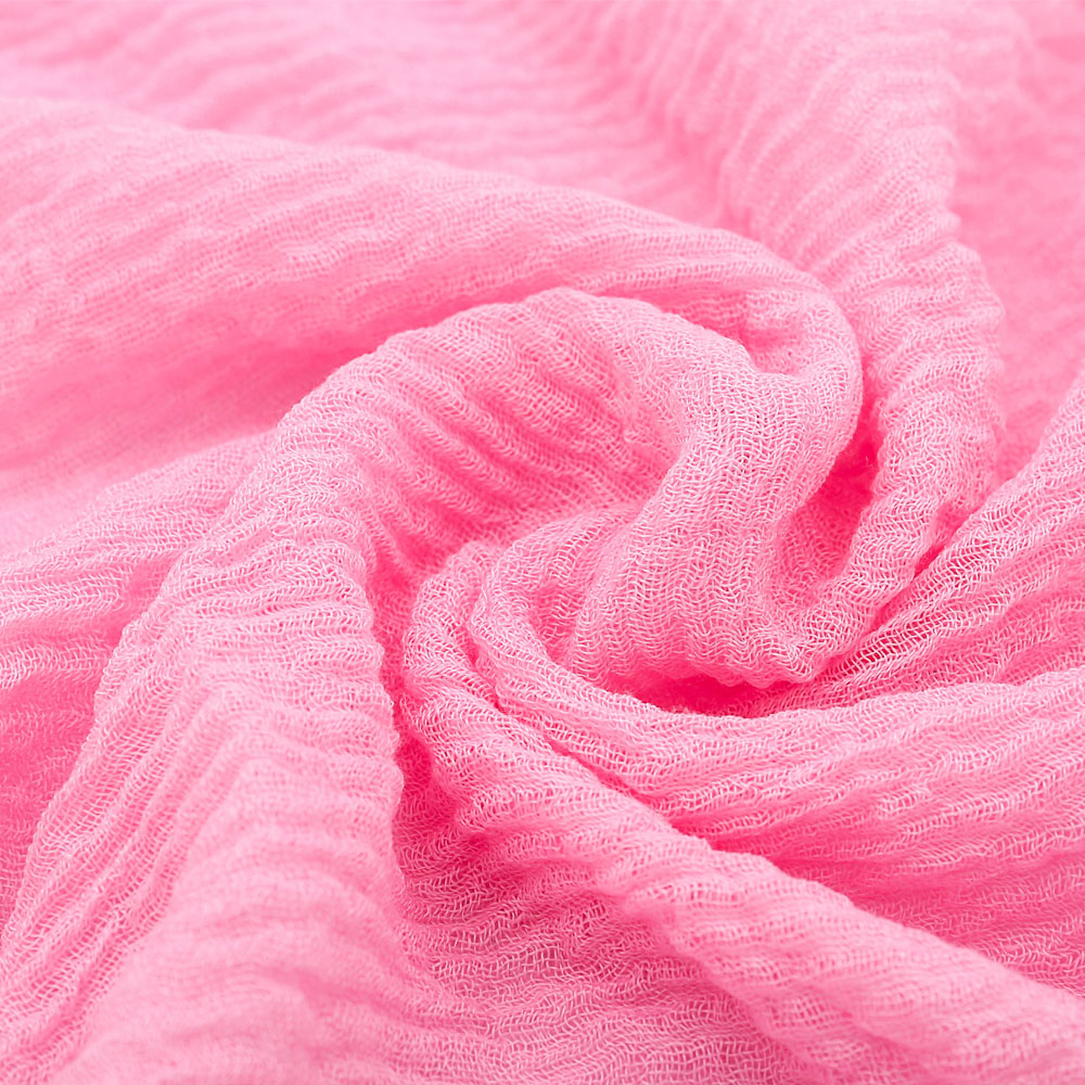 Écharpe Hijab en Coton Froissé pour Femme, Turban Musulman, Châle Bandana Uni, Châles Respirants, Foulard, Capuche, Ramadan, Grande Taille
