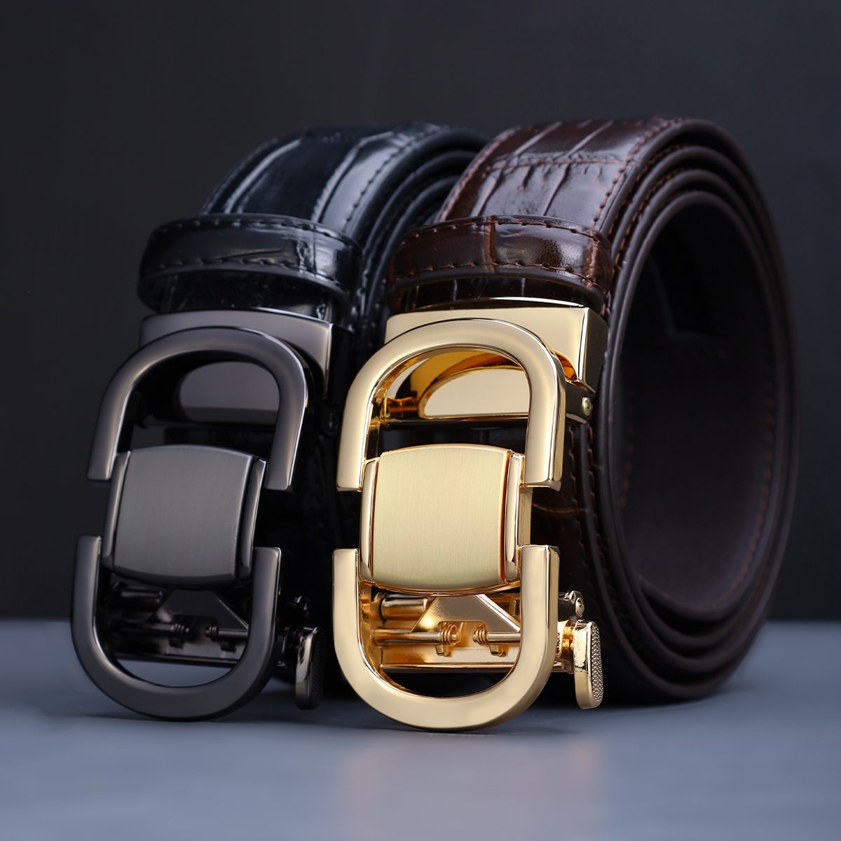 Ceinture pour homme en matériau de qualité supérieure, ceinture de marque de luxe décontractée et tendance, ceinture polyvalente pour jeans, ceinture pour homme