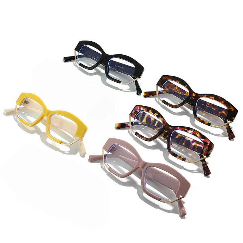 Lunettes anti-lumière bleue de forme irrégulière, tendance, pour hommes et femmes, monture décorative pour usage quotidien