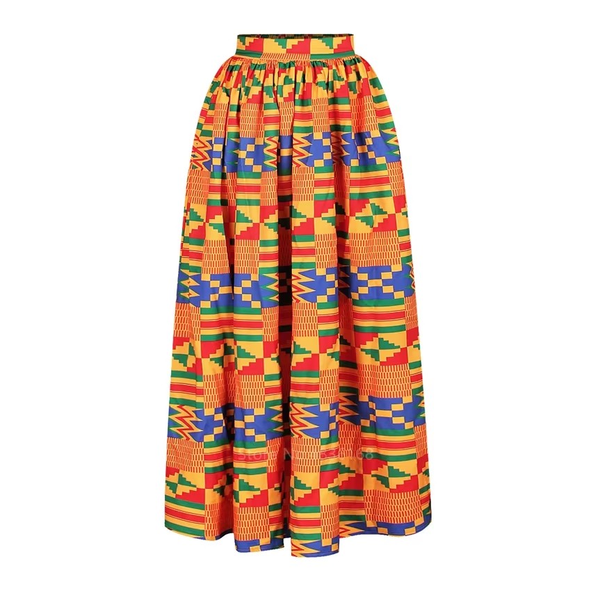Jupe Maxi à Col Slash et Manches sulfpour Femme, Ensemble Deux Pièces, Mode Nationale Africaine, Sexy, Fente Haute, Vêtements Africains