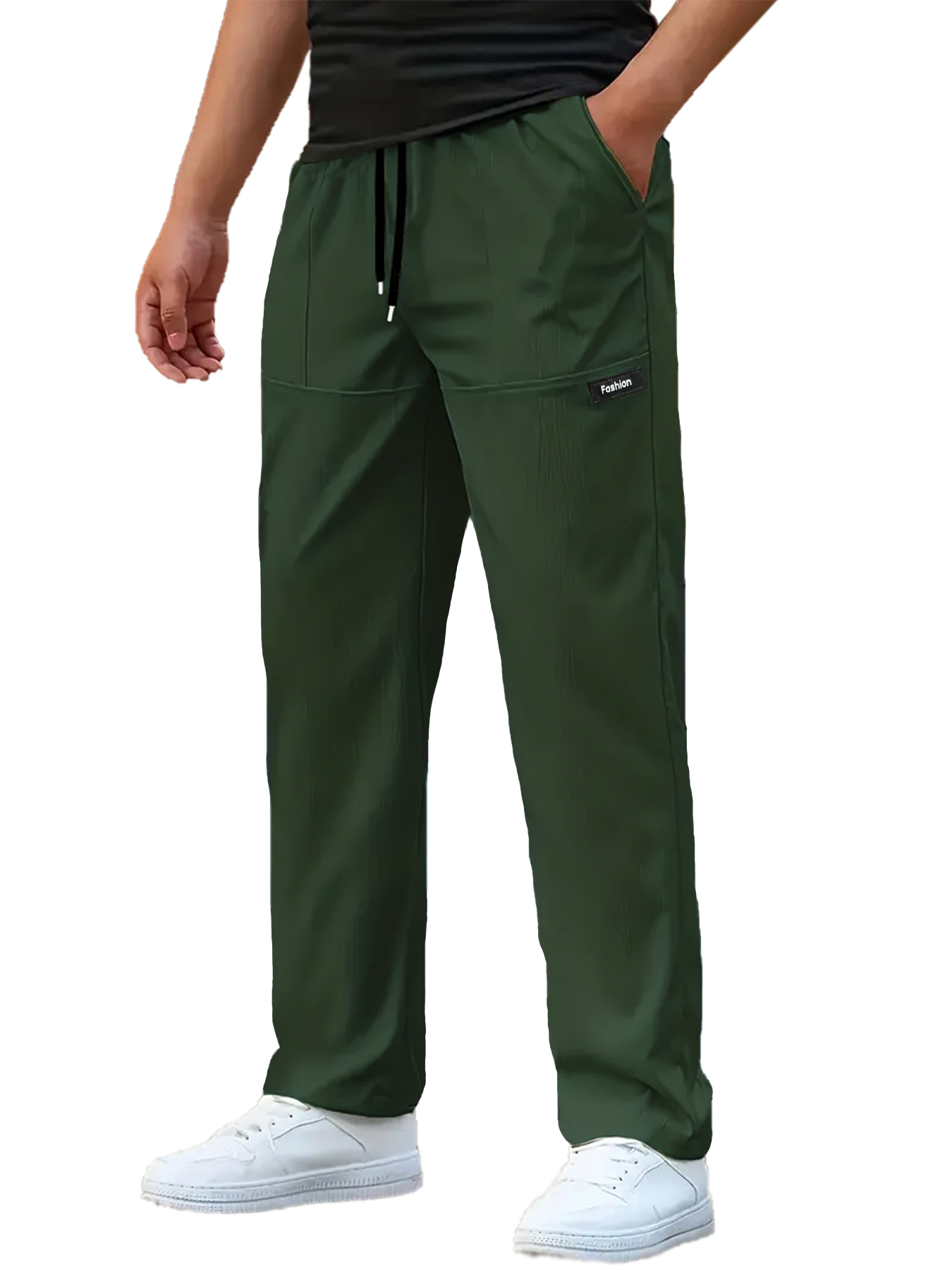 Pantalon léger pour hommes, pantalon de sport ample et décontracté, jambes droites fines, mode masculine, pantalon de jogging en plein air