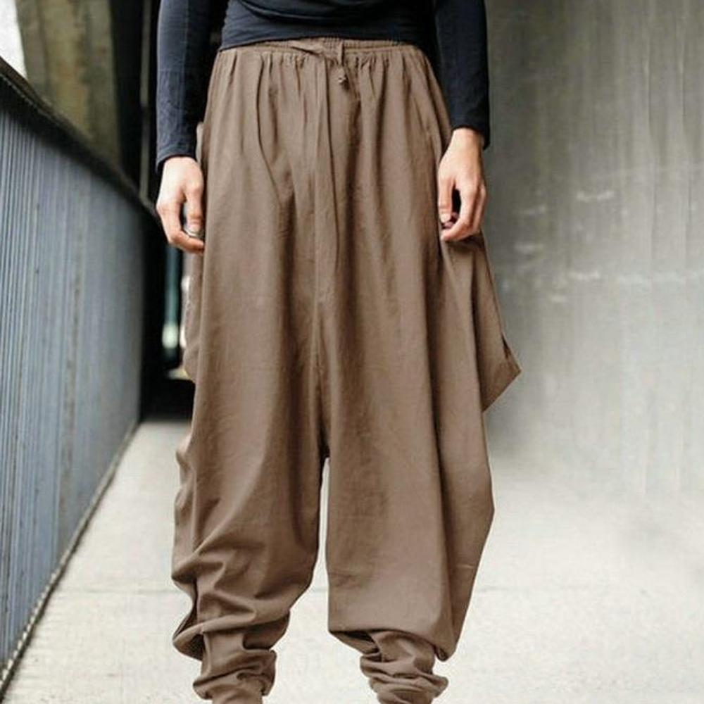 Hip Hop Punk Pantalon De brevMâle Taille Haute artificiel astique Harem Vintage adt fjrespzed S-5XL DNMY-852203