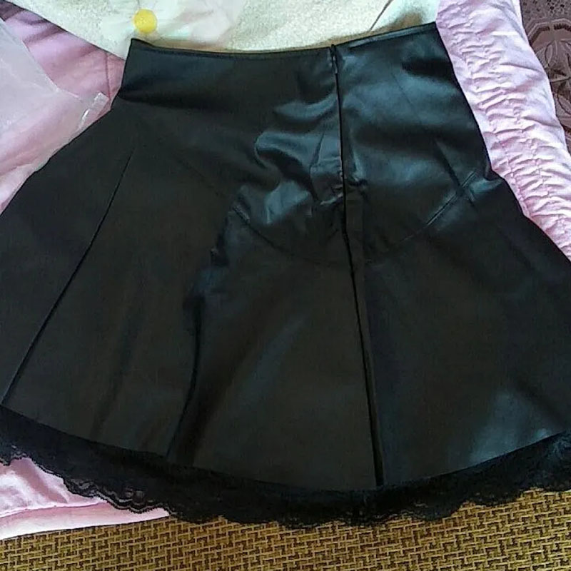 Jupe en cuir PU pour femmes, nouvelle collection, haute qualité, ligne a, taille haute, personnalité féminine, Super chaude, Sexy