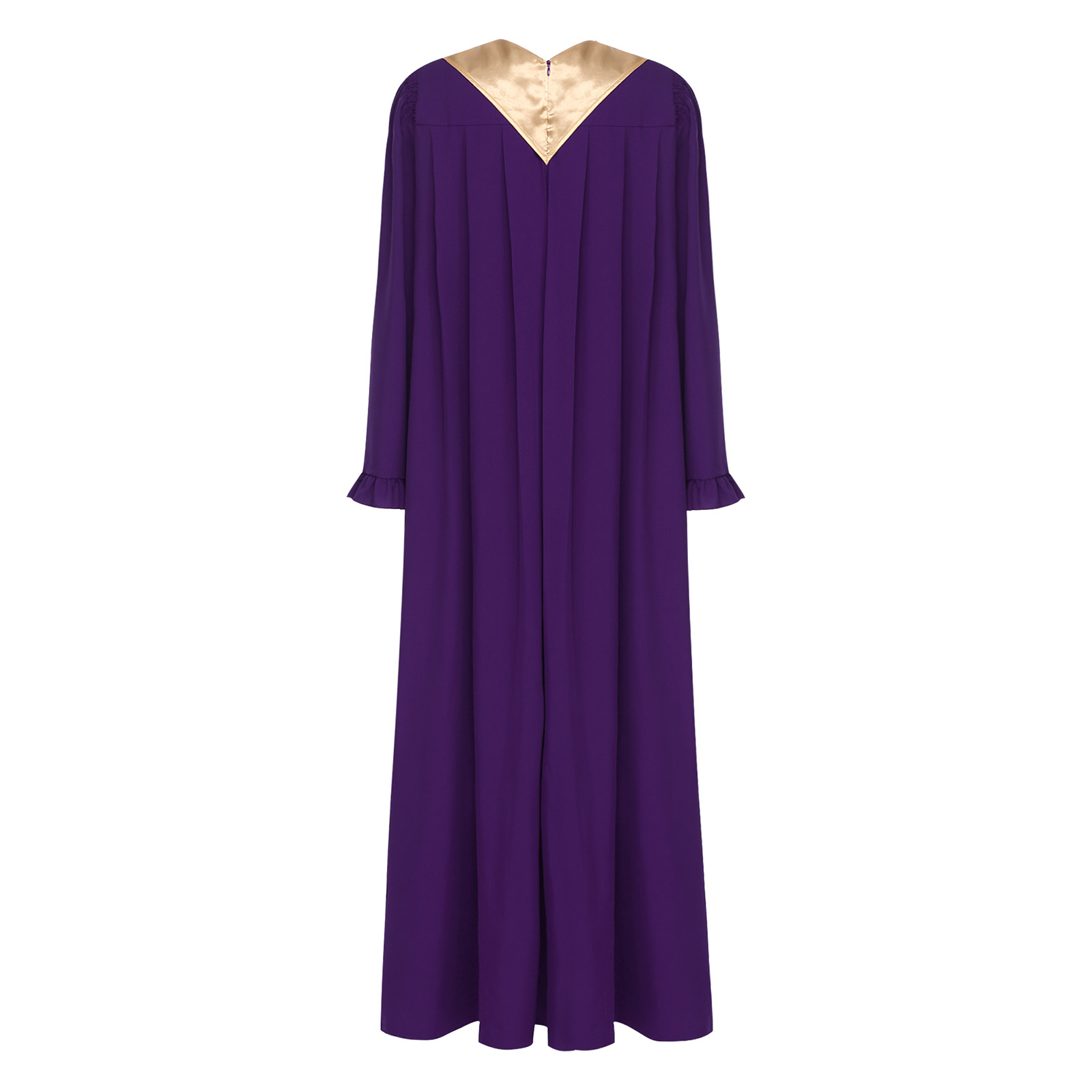 Robe de cosplay pour femme, pasteur chrétien, prêtre, robe de chorale d'église, robe de danse liturgique, robe de culte pour performance d'Halloween