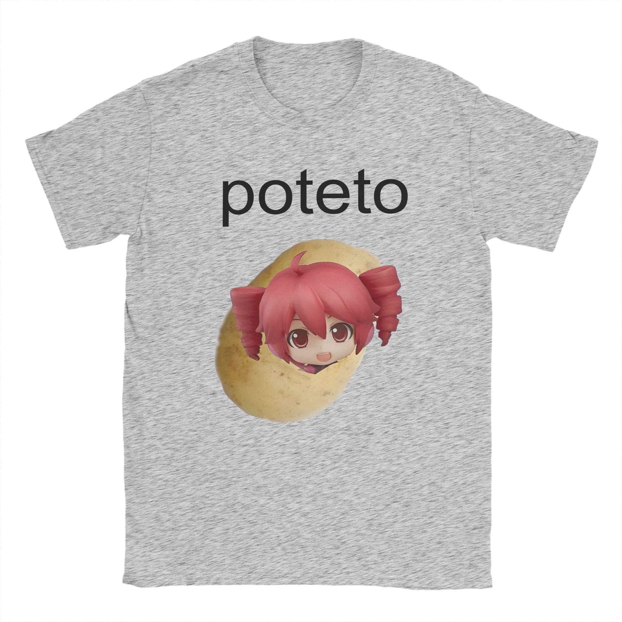 T-Shirt Kasane Teto pour hommes, col ras du cou, drôle et mignon, à manches courtes, vêtements originaux