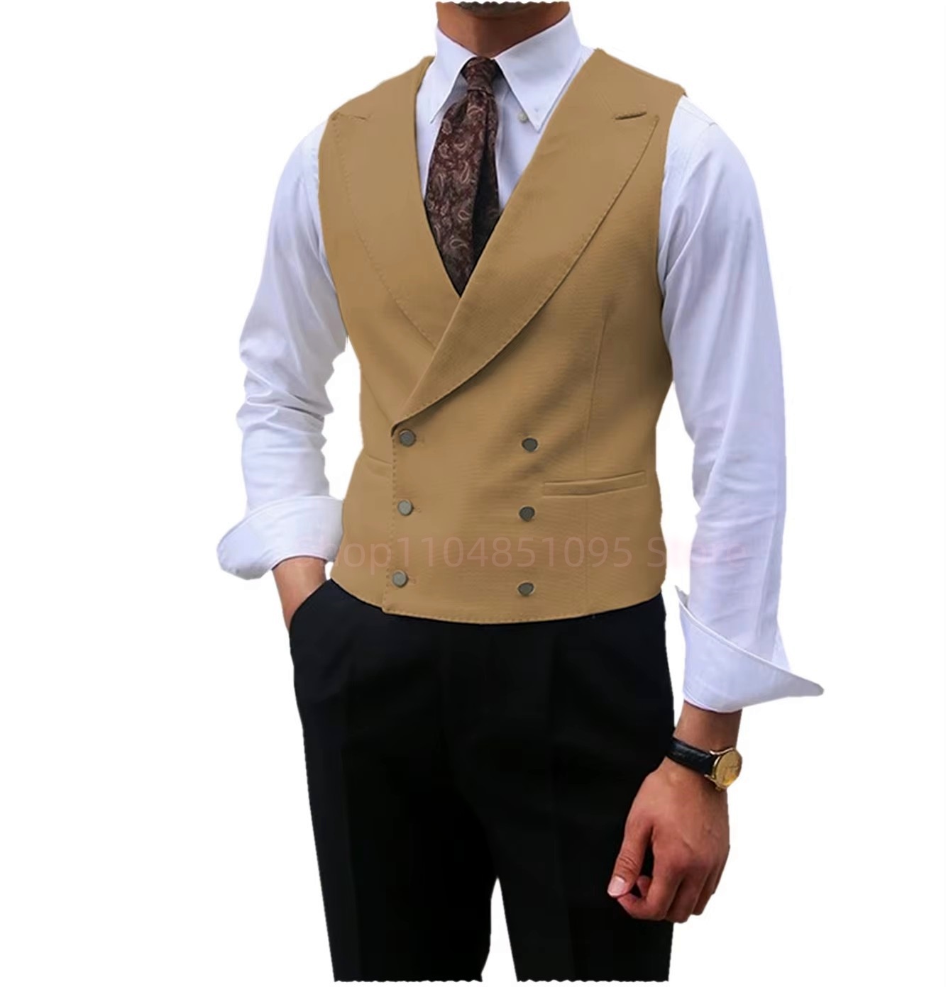 Mode solide gilets pour hommes Style décontracté sans manches mâle mode gilet 1 pièce coupe ajustée plage bal fête costumes gilet