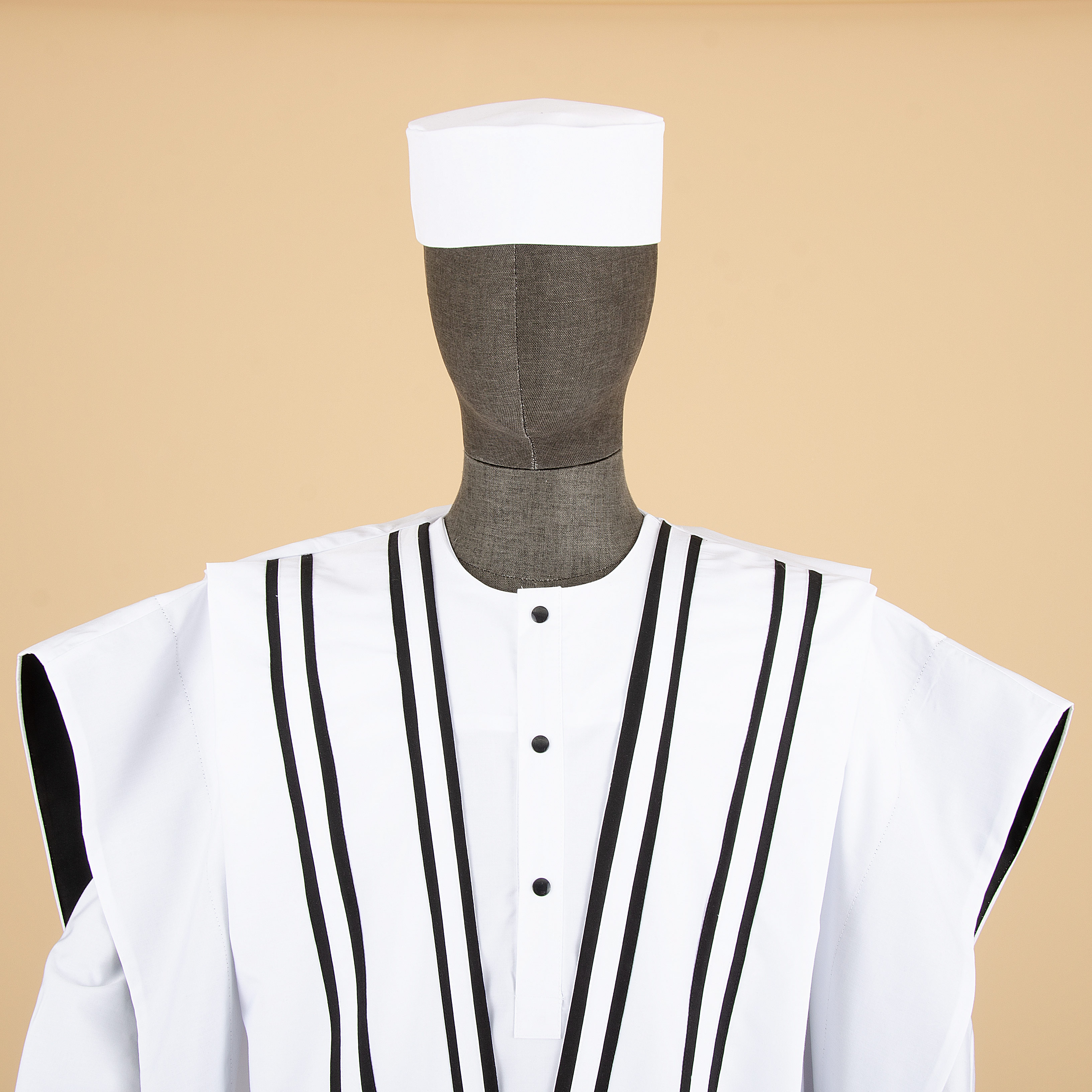 AFRIPRIDE-Vêtements africains pour hommes, Agbada, Robe Dashiki, Chemises Ankara, viser, Chapeau tribal, Tenues de soirée de mariage, 4 pièces, A1816011
