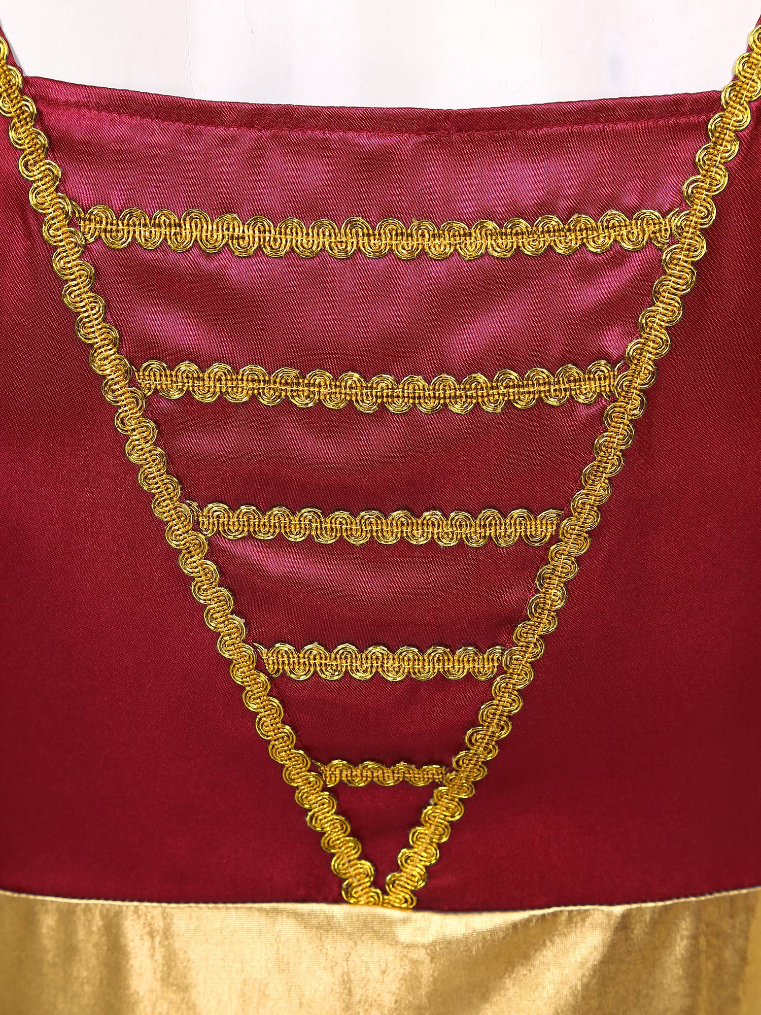 Robe de danse liturgique croisée métallique pour femmes, Costume de culte de chorale d'église, superposition à volants, sans manches, Maxi Robe de danse