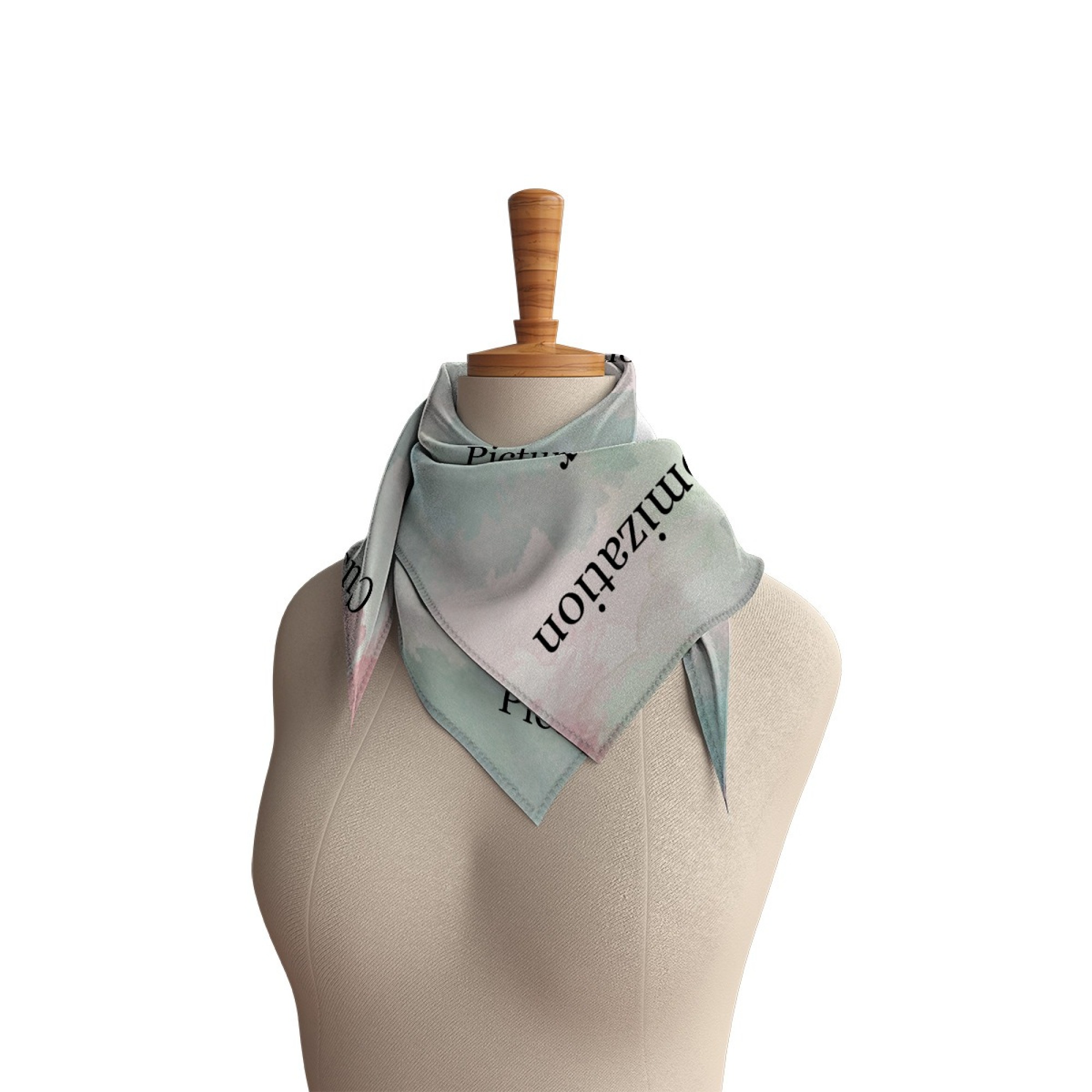 Écharpe en soie personnalisée avec photo et logo, pour femme, mode, foulard pour la tête, le cou et les cheveux, cadeau