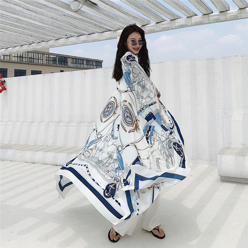Cover-Ups pour femmes grande robe de plage Bikini maillot de bain Sarong Wrap écharpe étoile avec le même paragraphe 135x190cm voyage