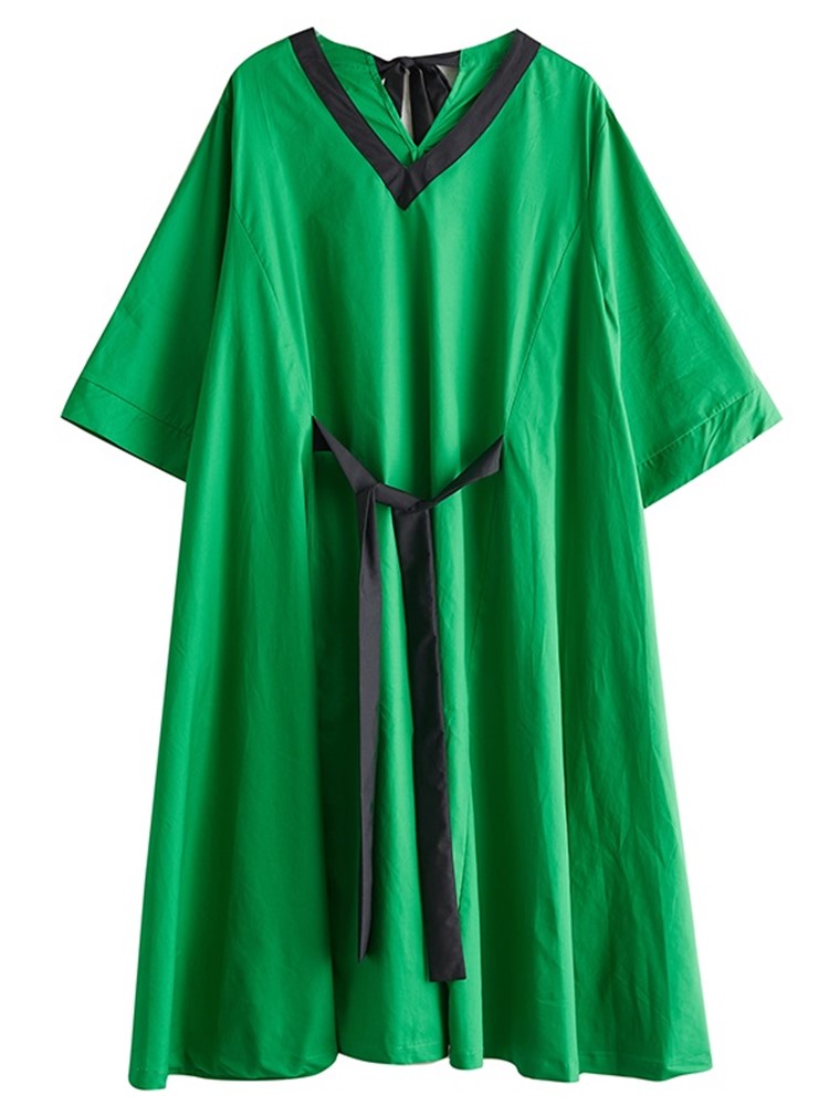 Robe ample vintage à manches longues pour femme, nouvelle collection printemps-été-automne, élégante et décontractée, vêtement 2026