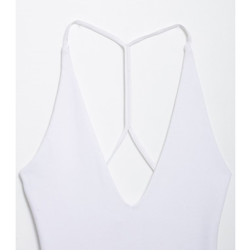 MUJER 2025 corps blanc femme Slip combinaisons Body Sexy pour femmes noir dos nu Lingerie Body femmes Bustier hauts sans manche