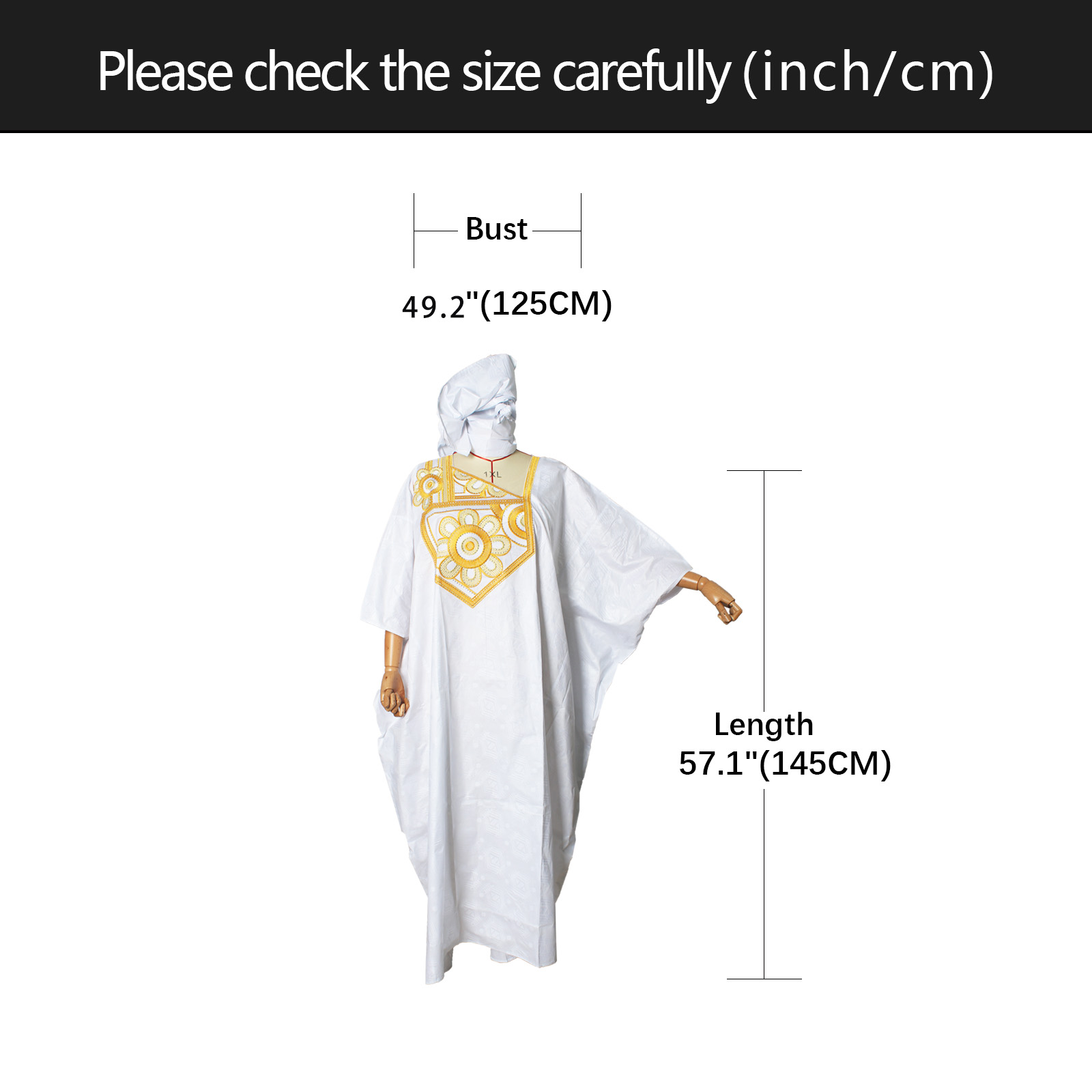 Tenue africaine pour femmes Bazin Riche broderie grande taille robe d'église de fête élégante