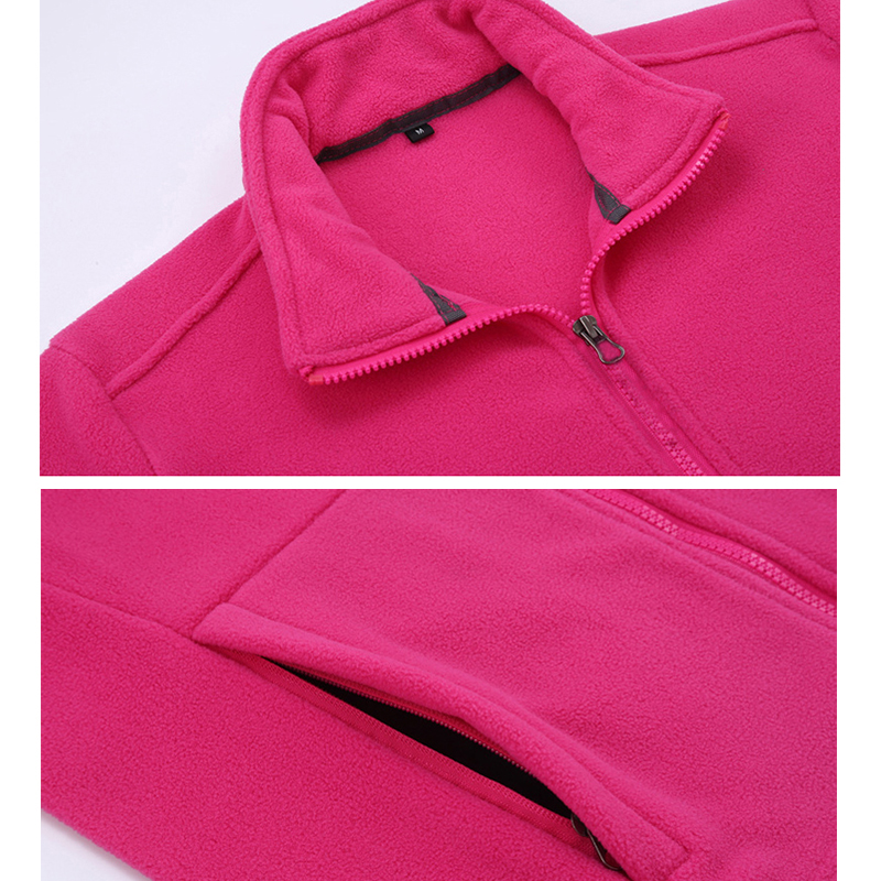 Veste en laine pour femme, col montant, chaude, respirante, résistante au froid, décontractée, confortable, pour les voyages en plein air, la randonnée
