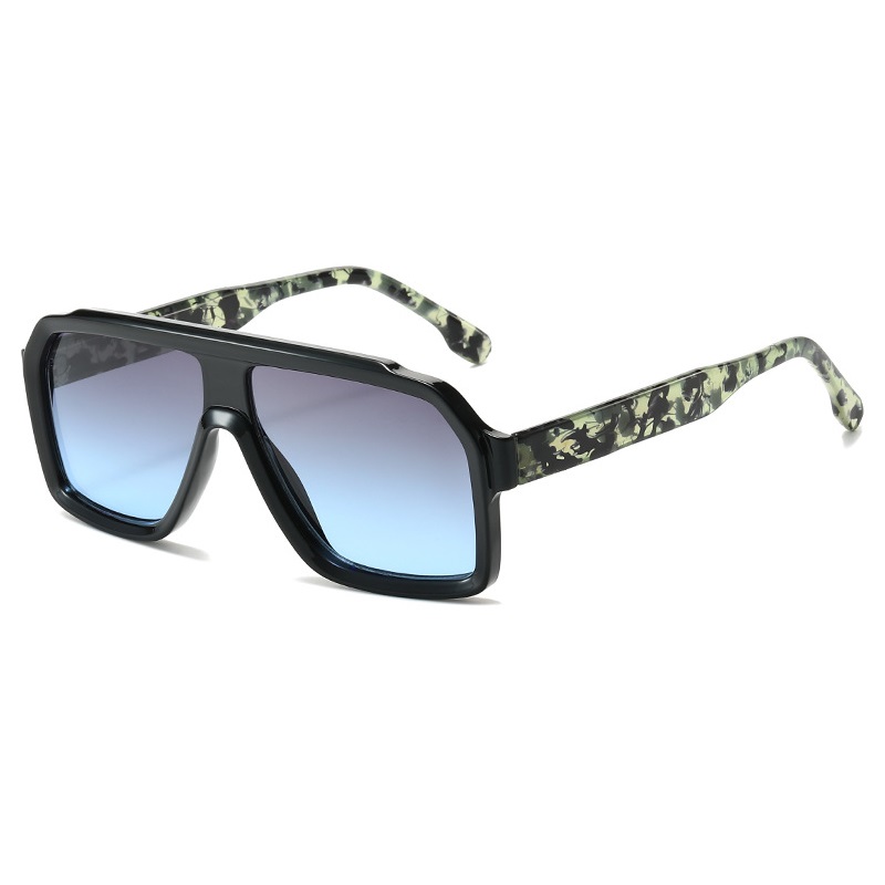 Lunettes de soleil carrées femmes Double couleur cadre femmes nuances marque concepteur hommes Gafas luxe lunettes de soleil UV400 lunettes