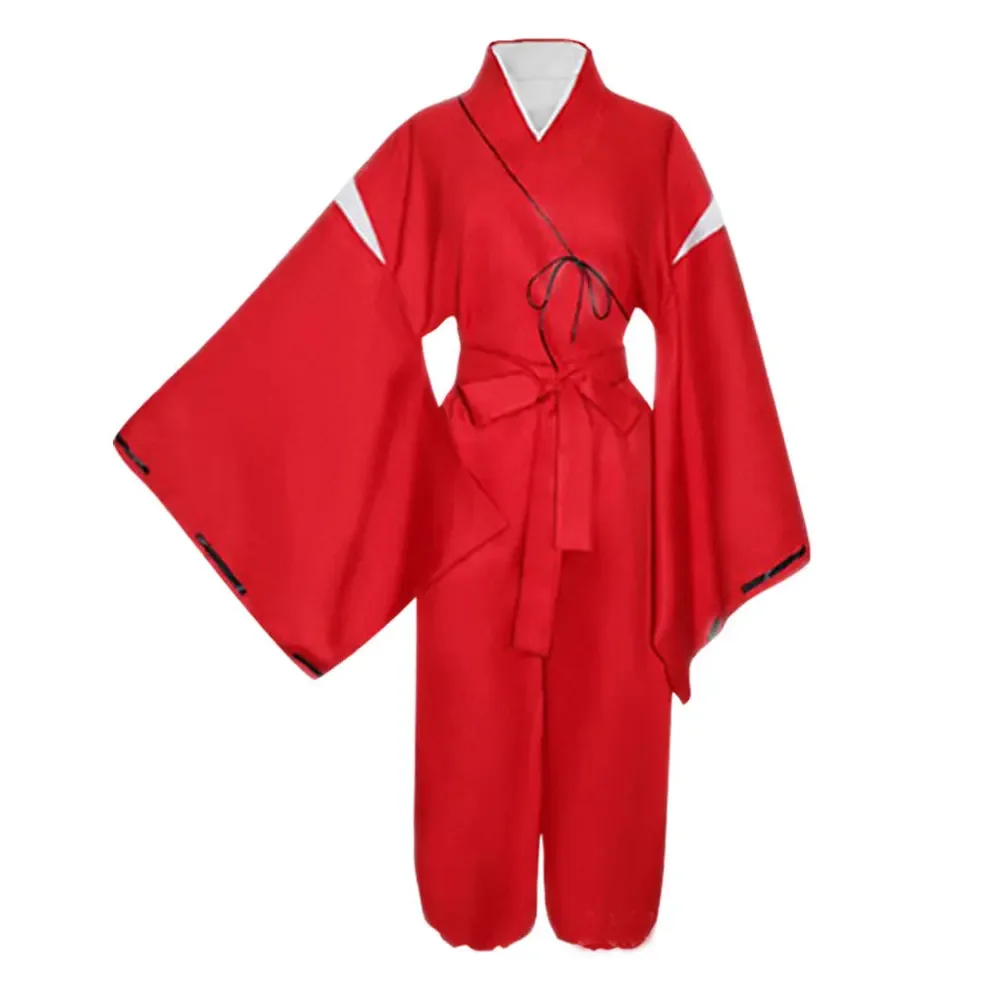 Anime filles garçons Cosplay Inuyasha Kikyo Kimono Costumes ensembles Halloween carnaval habiller tenues fête Disfraz uniforme