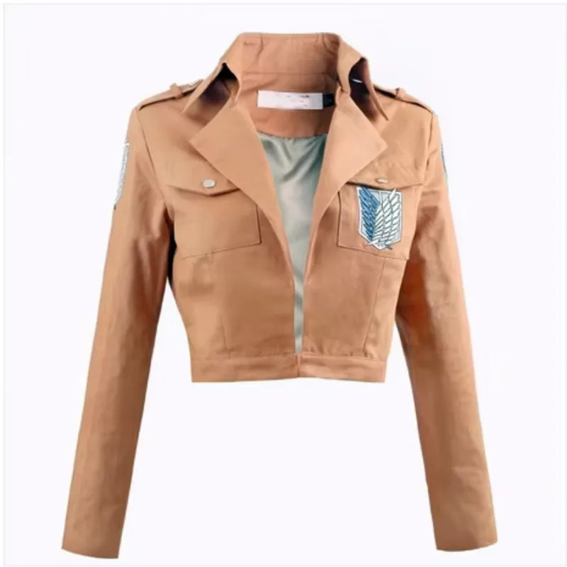 Ceinture d'attaque chaude sur Titan Shingeki No Kyojin ceintures et harnais Cosplay sangles personnalisées Mikas enquête Corps Eren veste complète S Coslon