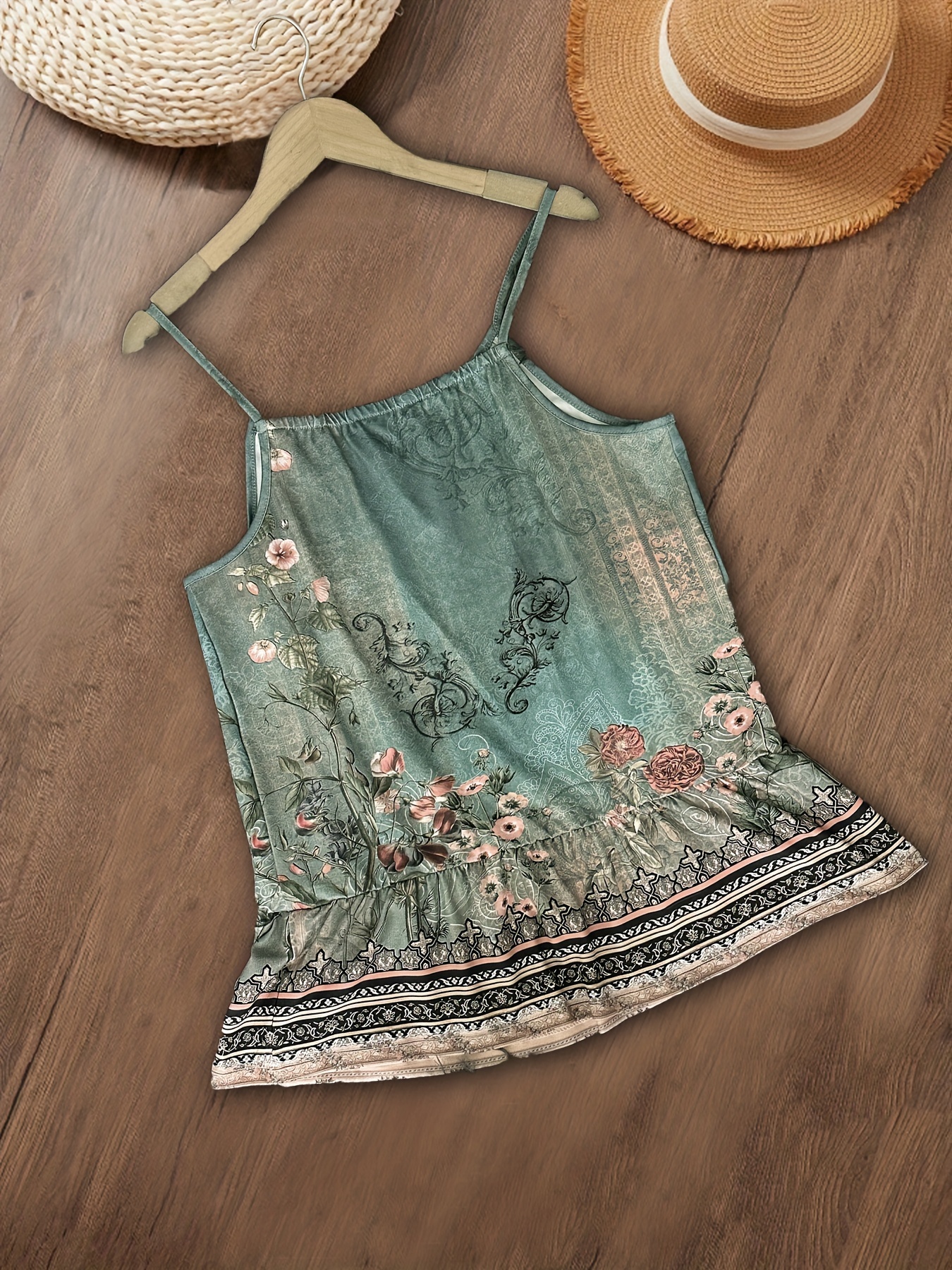 Gilet femme imprimé ethnique occidental décontracté sans manches camisole femme rétro gilet ample