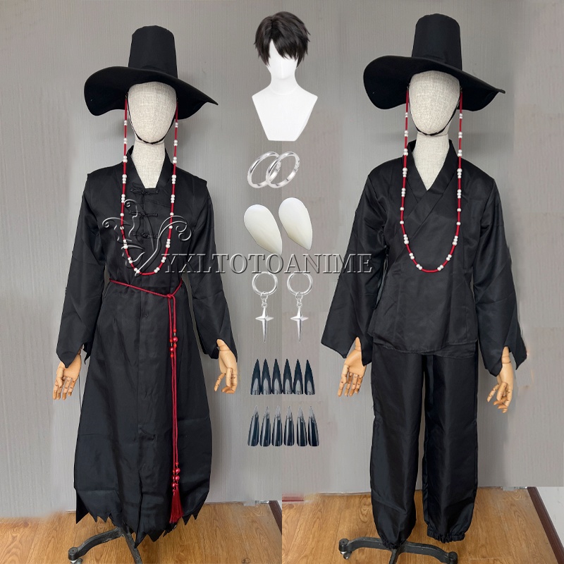 Chapeau de costume de cosplay pour film d'animation, tenue d'idole, costumes de fête d'Halloween pour hommes