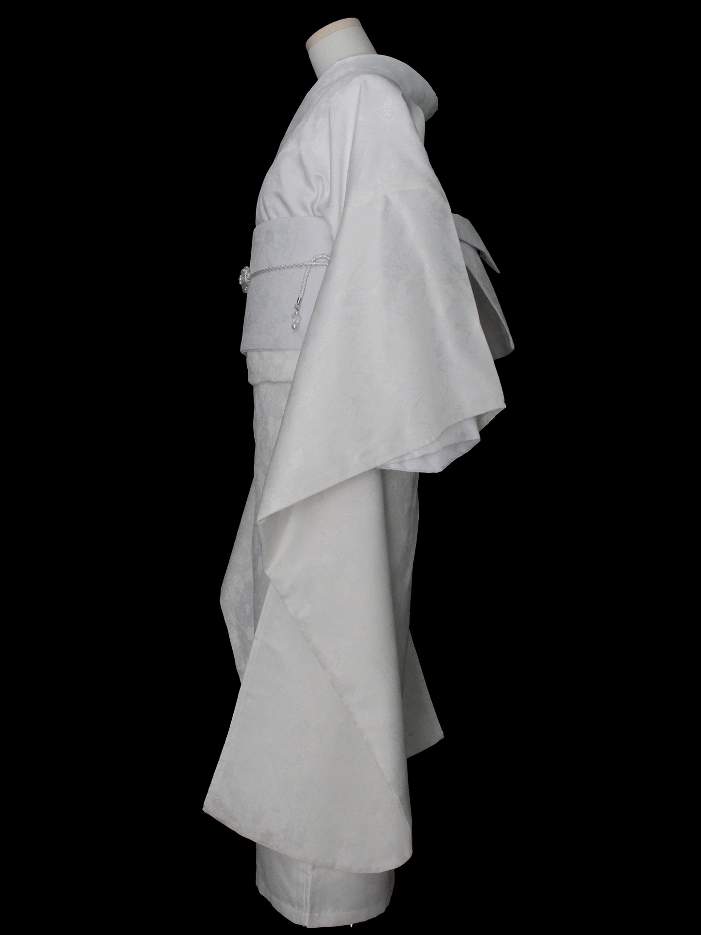 Kimono japonais pour femmes, couleur blanche, deux pièces, Yukata traditionnel, Costume de Cosplay, photographie de voyage, robe longue rétro