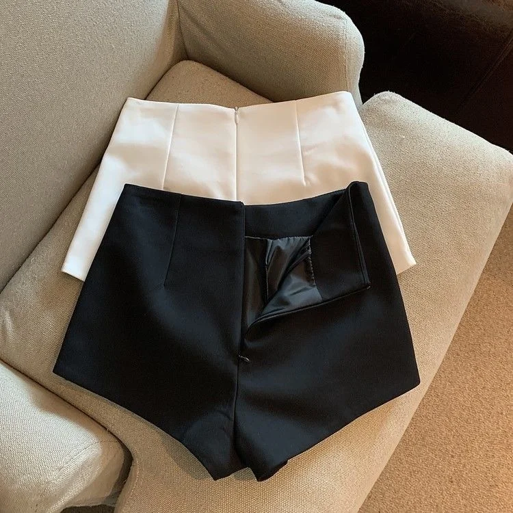 2025 taille haute décontractée jambe pantalon vêtements femmes pantalons été Shorts femmes