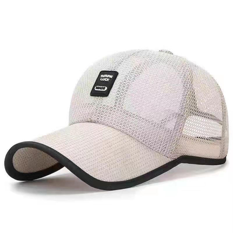 Visières hommes maille casquettes de Baseball casquette de protection solaire Sports de plein air Net chapeaux pour homme respirant individualité hommes chapeaux