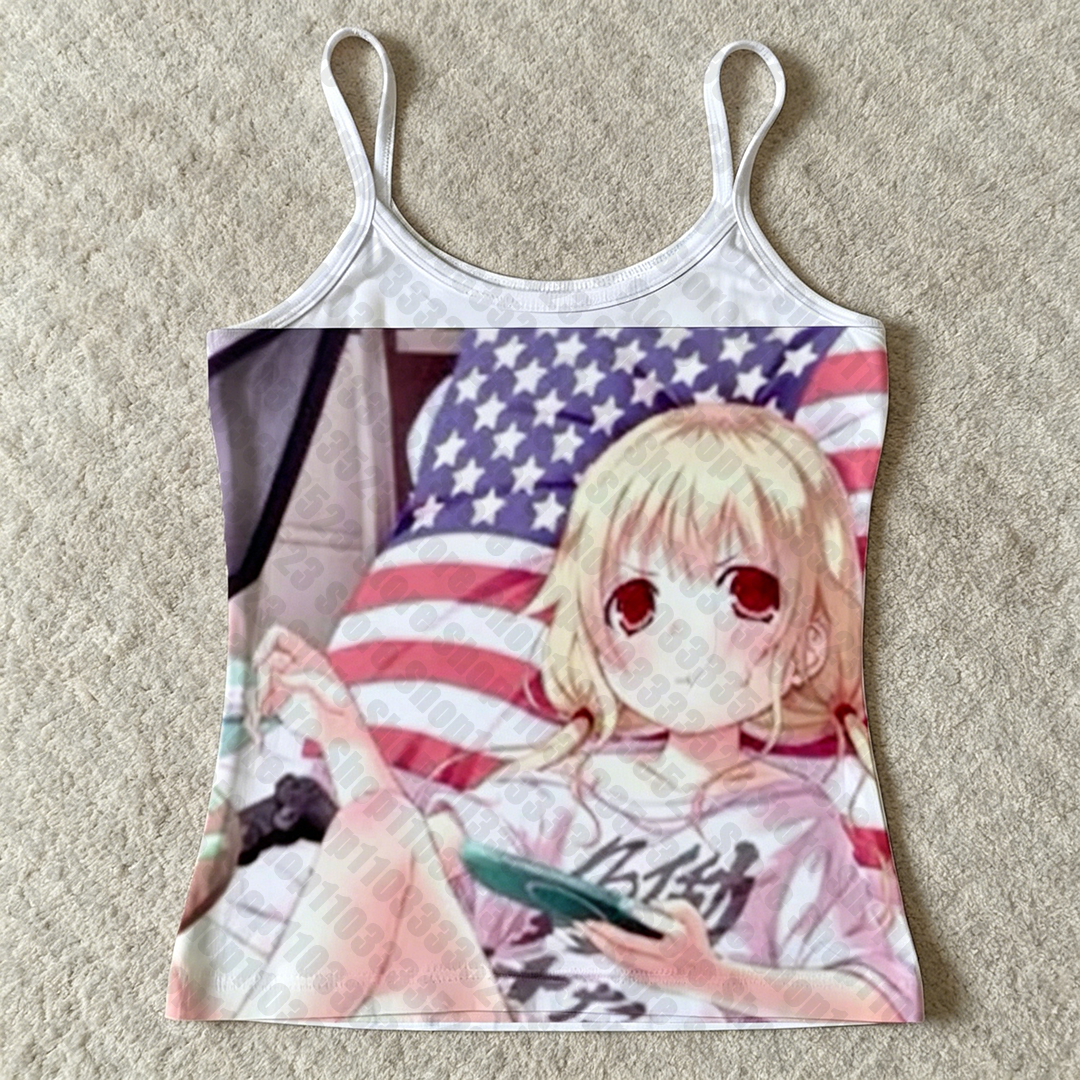 Débardeurs d'été graphiques mignons style gothique Kawaii Y2K pour filles, débardeurs courts sexy et ajustés style trashy grunge années 2000 pour femmes