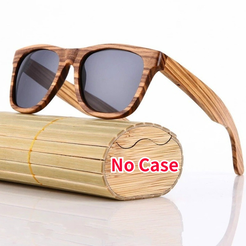 Lunettes de soleil rétro Vintage pour hommes et femmes, couleur bois, mode été, Grain de bois