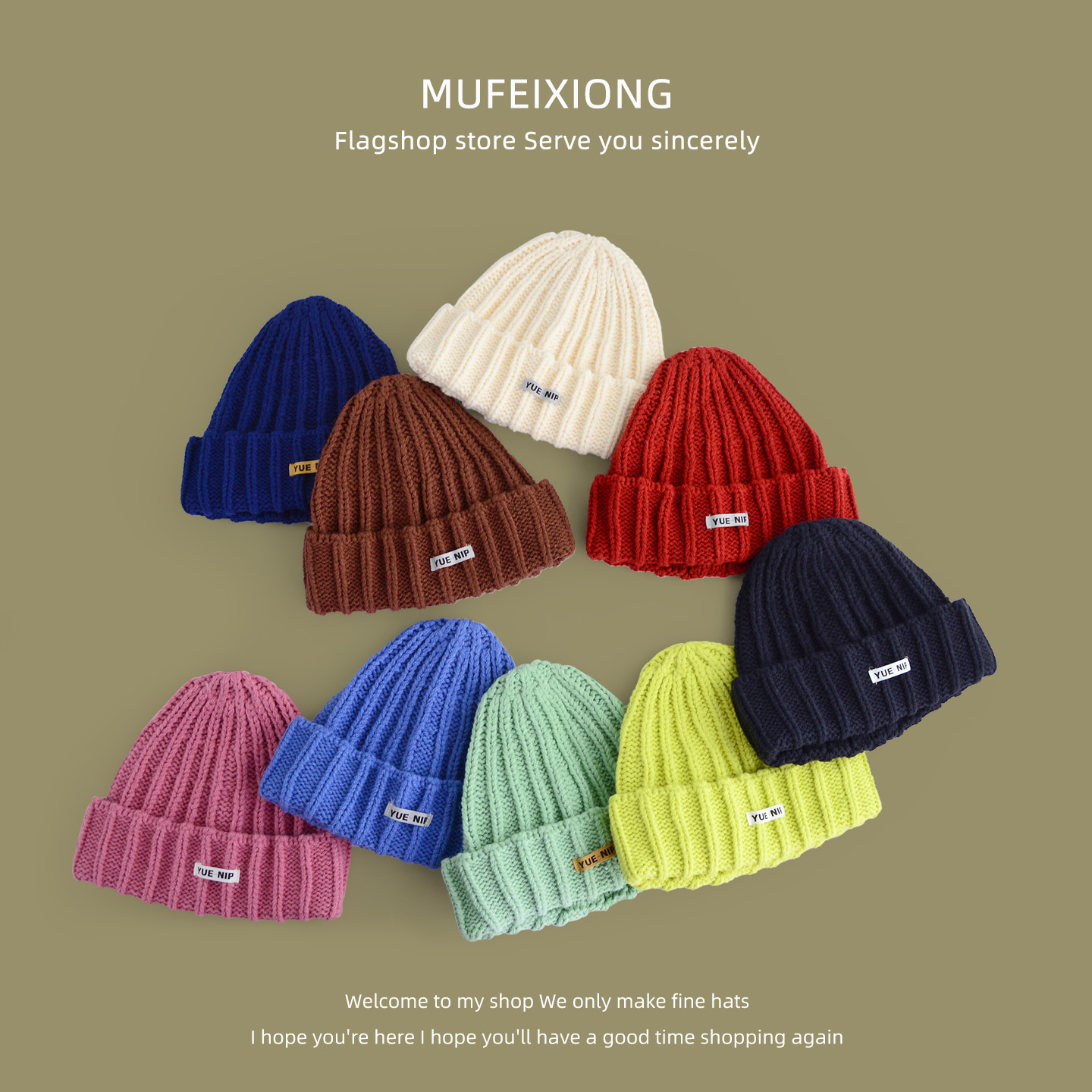 Automne hiver nouvelles femmes chaud bonnet femmes chaud coupe-vent cône haut pull laine chapeau tricoté chapeau