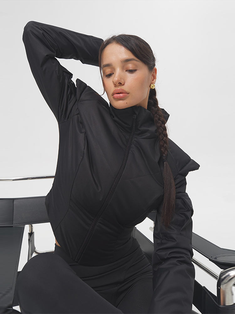 Ensemble survêtement femme deux pièces à blocs de couleurs, taille à cordon, ourlet surdimensionné, tenue streetwear, vêtements de sport, vêtements d'automne