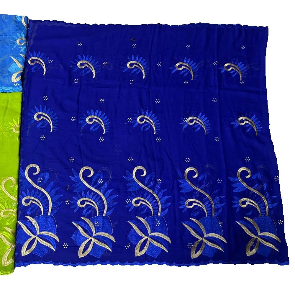 Vente 2025 nouveau dubaï Islam brodé châle doux laine Jersey Hijab pour les femmes musulmanes Style Long nouveau filet africain pour le printemps été