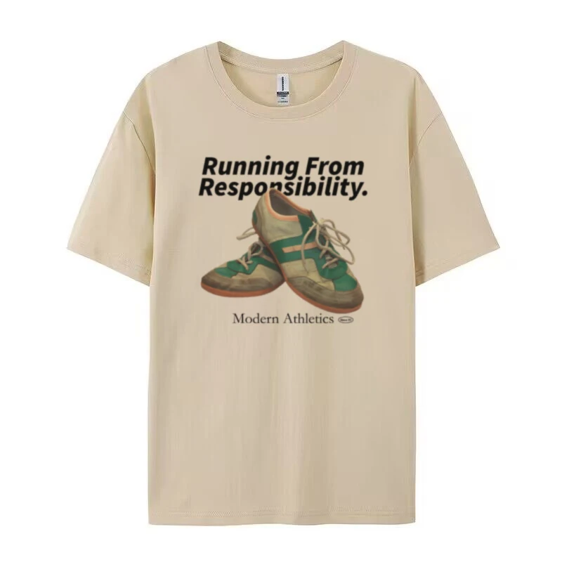 Courir de responsabilité citations drôles T-Shirt Marathon coureur T-Shirt Hippie rétro sport T-Shirt unisexe été haut tendance