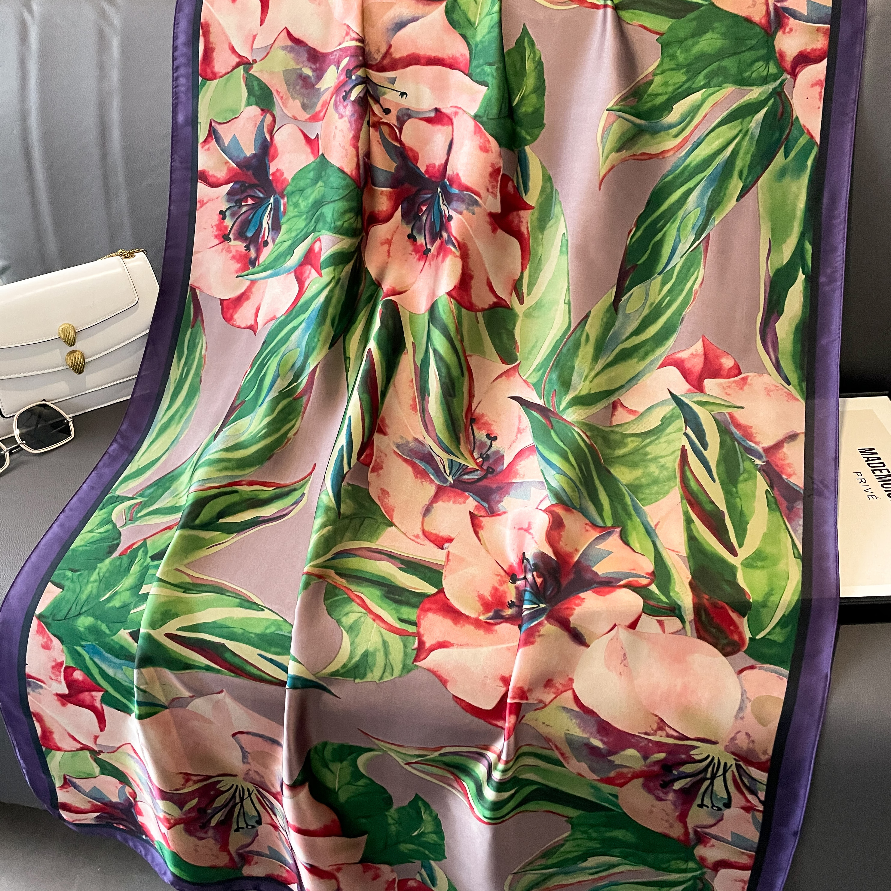 Écharpe imprimée inj simulée pour femme, châle chaud, à la mode et à la mode, style étranger, automne et hiver, nouveau, 2023