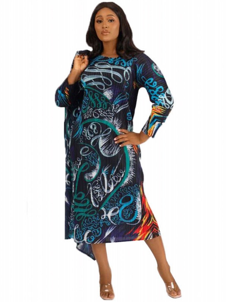 Robe Africaine à Manches 3/4 pour Femme, Tenue Sexy, Col en V, Tenue de Soirée, de Bureau, Printemps Automne