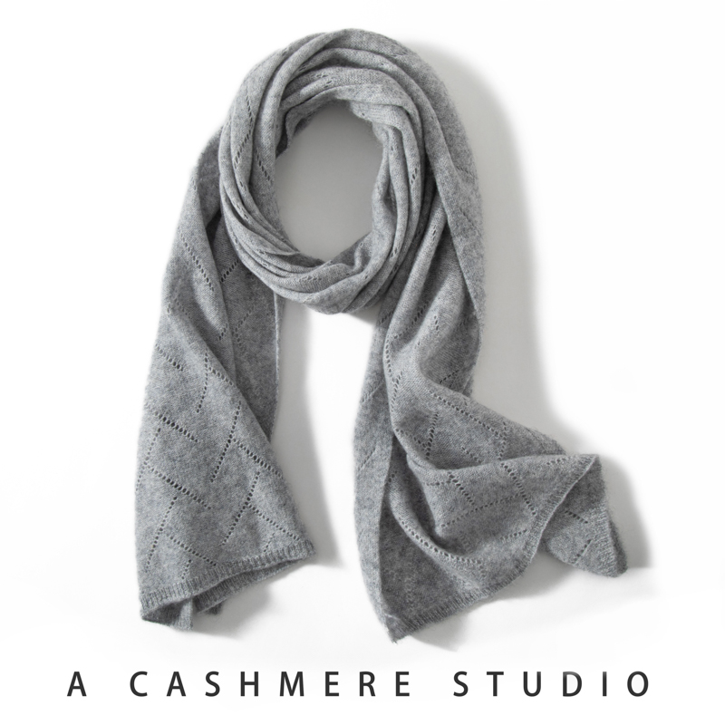 Hiver nouveau 100% écharpe en cachemire mode couleur unie femmes en plein air garder au chaud doux écharpe cachemire tricoté Jacquard longues écharpes