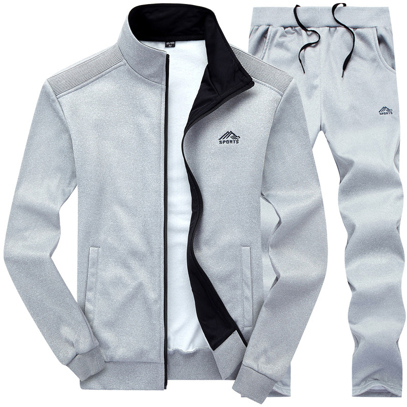 Hommes ensembles de vêtements de sport mode automne printemps costume de sport sweat + pantalons de survêtement hommes vêtements 2 pièces ensembles mince survêtement à capuche
