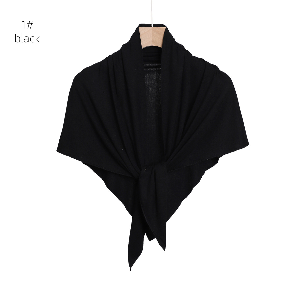 Hijabs en Jersey Triangle de qualité supérieure pour femmes, foulards musulmans solides, Turban élastique, Bandana arabe, foulard Khimar, enveloppes saoudiennes