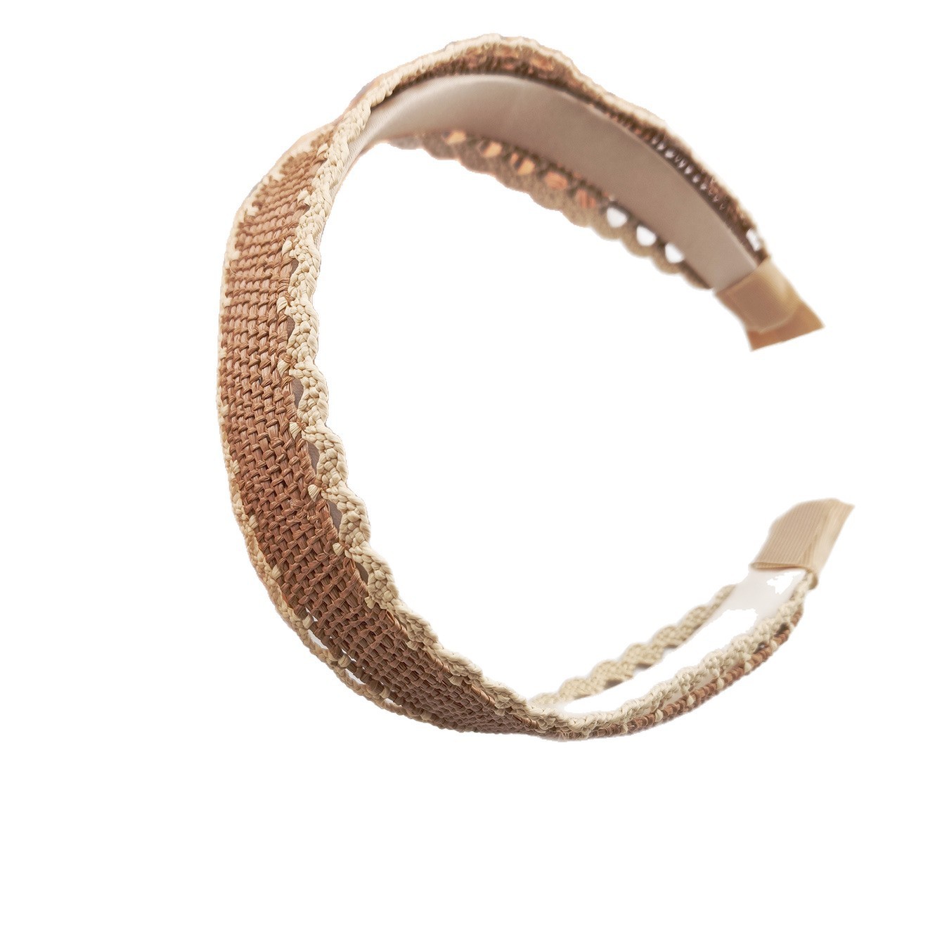 Mode bandeau femmes bandes de cheveux large laine raphia croix noeud bandeaux filles bandeau cheveux accessoires chapeaux